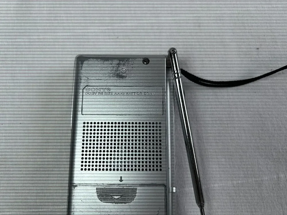 Sony Portable AM/FM Small Silver Radio ICF-S10MK2 Antenna Working